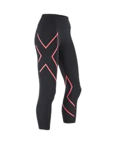 2XU Mid-Rise Comp 7/8 Tights - Womens - Blk/Flp