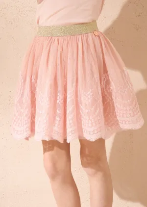 Emma Pink Lace Skirt