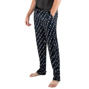 Friends TV Series Men's AOP Logo Sleep Lounge Pajama Pants Drawstring Waist