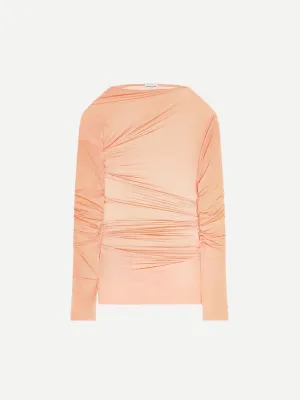 Hoan Sheer Top in Peach