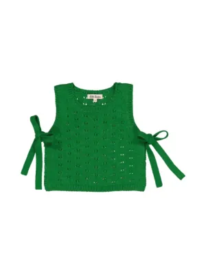 PERLE VEST GREEN