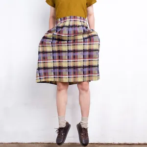 Pocket Skirt - Organic Linen/Cotton - Ito Tartan (Women S-L)