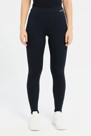 Women Black Performance Active Pants